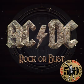 AC/DC - ROCK OR BUST (1LP, 180G, 50TH ANNIVERSARY LIMITED GOLD VINYL EDITION)