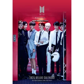 BTS - 2025 OFFICIAL DELUXE CALENDAR (12 + 2 OLDALAS A/3 MÉRETŰ FALINAPTÁR)
