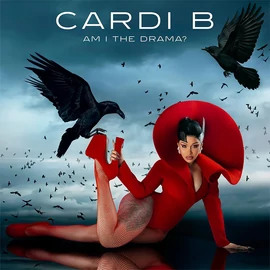 CARDI B - AM I THE DRAMA? (2LP, RED COLOURED VINYL)