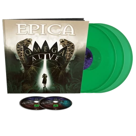 EPICA - OMEGA ALIVE (3LP+DVD+BLURAY, COLOURED VINYL)