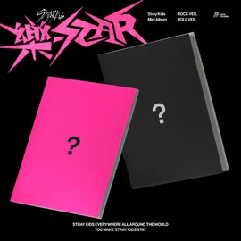 STRAY KIDS - ROCK -STAR: THE 9TH MINI ALBUM (1CD, 2 RANDOM ROCK/ROLL VERSIONS, 60 PG PHOTOBOOK) 