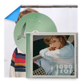 TAYLOR SWIFT - 1989:TAYLOR'S VERSION (1CD, AQUAMARINE GREEN DELUXE POSTER EDITION )