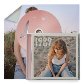 TAYLOR SWIFT - 1989:TAYLOR'S VERSION (1CD, ROSE GARDEN PINK DELUXE POSTER EDITION )
