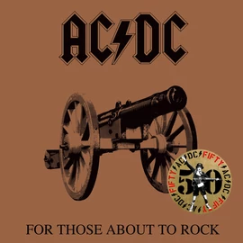 AC/DC - FOR THOSE ABOUT TO ROCK (1LP, 180G, 50TH ANNIVERSARY LIMITED GOLD VINYL EDIITON)