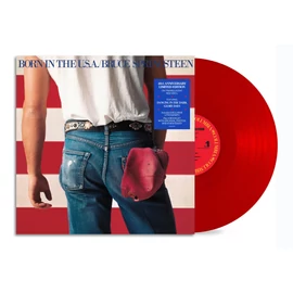 BRUCE SPRINGSTEEN  -  BORN IN THE USA (1LP, 40TH ANNIVERSARY EDITION, RED COLOURED VINYL, PHOTOBOOK)