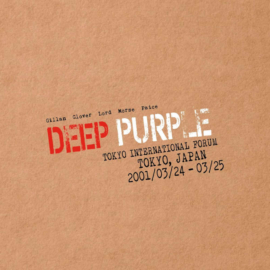 DEEP PURPLE - LIVE IN TOKYO 2001 (4LP, LIMITED COLOURED VINYL EDITION)