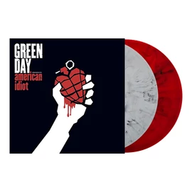 GREEN DAY - AMERICAN IDIOT (2LP, LIMITED RED, WHITE &amp; BLACK COLOURED VINYL)