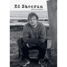 ED SHEERAN - 2025 OFFICIAL CALENDAR (12 + 2 OLDALAS A/3 MÉRETŰ FALINAPTÁR)