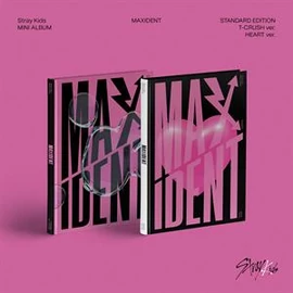 STRAY KIDS - MAXIDENT (1CD, RANDOM T-CRUSH/HEART VERSION, LIMITED EDITION, PHOTOBOOK)