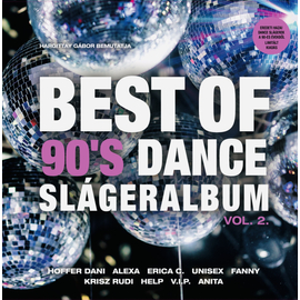 VÁLOGATÁS -  BEST OF 90'S DANCE SLÁGERALBUM VOL.2. (1LP, MAGYAR)