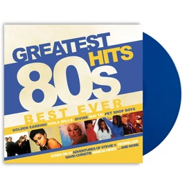 VÁLOGATÁS - GREATEST 80S HITS BEST EVER (1LP, 180G, BLUE COLOURED VINYL)