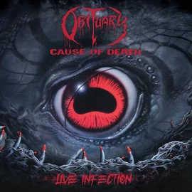 OBITUARY - CAUSE OF DEATH: LIVE INFECTION (1LP, BLOOD RED COLOURED VINYL)