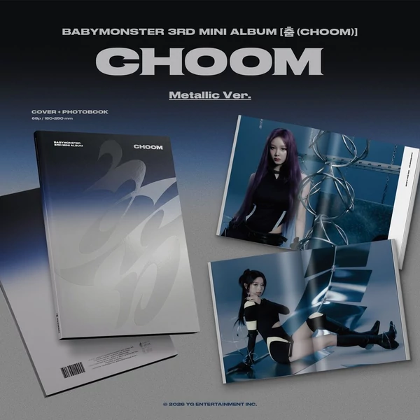 BABYMONSTER - [춤 (CHOOM)] (1CD, 68P PHOTOBOOK, METALLIC EDITION)