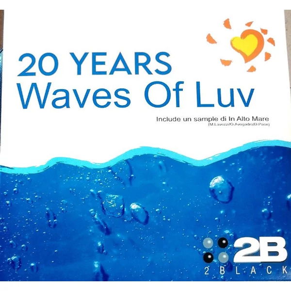 2BLACK - WAVES OF LUV - 20 YEARS (12" SINGLE, MAXI-SINGLE VINYL)