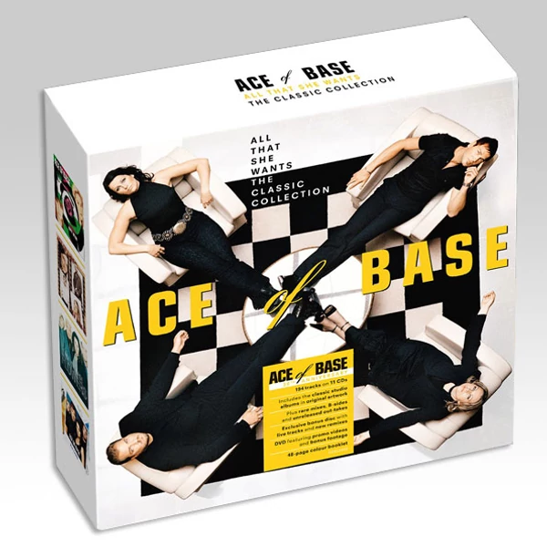 ACE OF BASE - ALL THAT SHE WANTS: THE CLASSIC ALBUMS (11CD+DVD BOX SET)