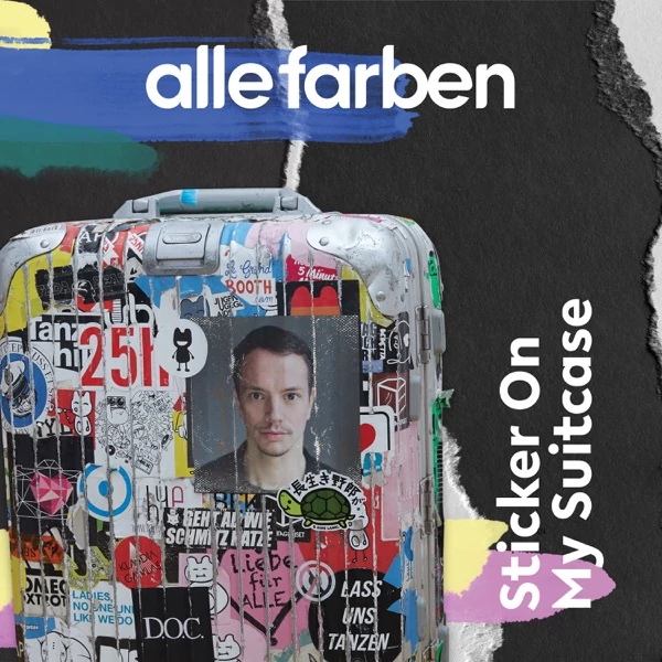 ALLE FARBEN  -  STICKER ON MY SUITCASE