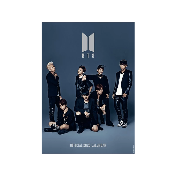 BTS - 2025 OFFICIAL CALENDAR (12 + 2 OLDALAS A/3 MÉRETŰ FALINAPTÁR)