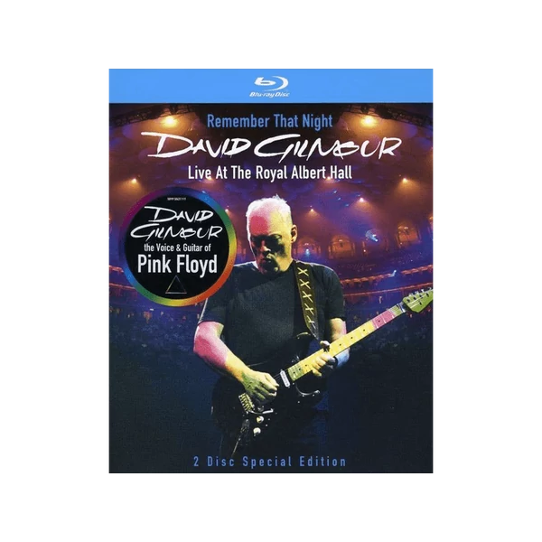 DAVID GILMOUR - REMEMBER THAT NIGHT: LIVE AT ROYAL ALBERT HALL (2 BLU-RAY)