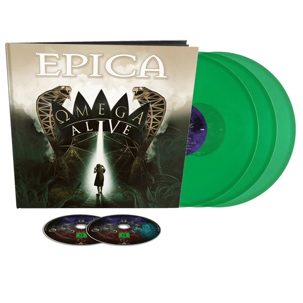 EPICA - OMEGA ALIVE (3LP+DVD+BLURAY, COLOURED VINYL)