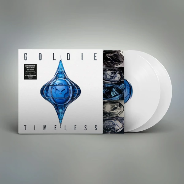 GOLDIE – TIMELESS (2LP, ANNIVERSARY EDITION, WHITE COLOURED VINYL)