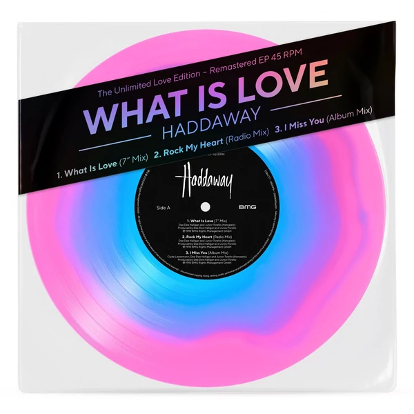 HADDAWAY - WHAT IS LOVE EP (10&quot; SINGLE, COLOURED VINYL, 45RPM, THE UNLIMITED LOVE EDITION)