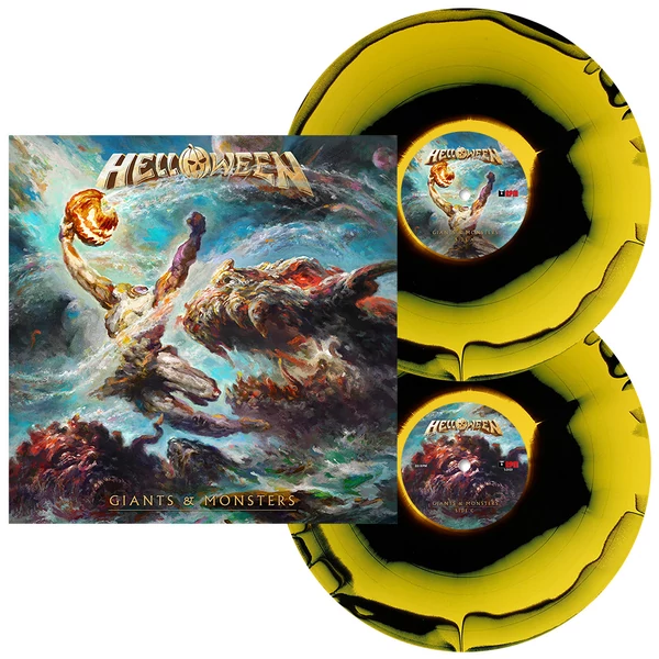 HELLOWEEN - GIANTS &amp; MONSTERS (2LP, BLACK YELLOW COLOURED VINYL) 