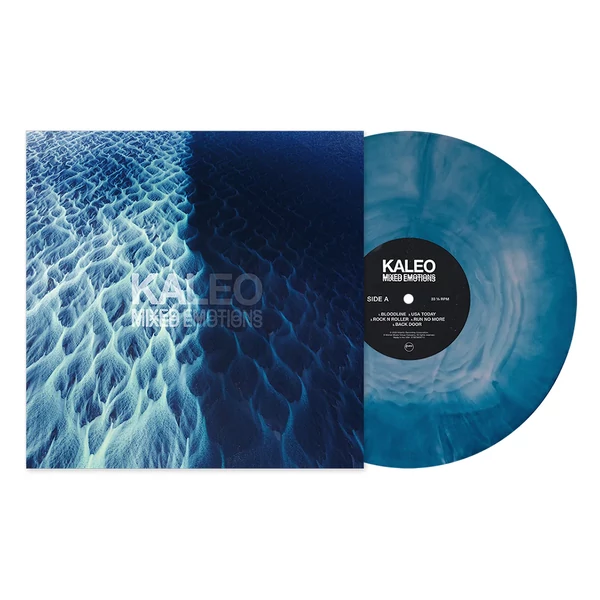 KALEO - MIXED EMOTIONS (1LP, 180G, INDIE EXCLUSIVE BLUE/WHITE COLOURED VINYL)