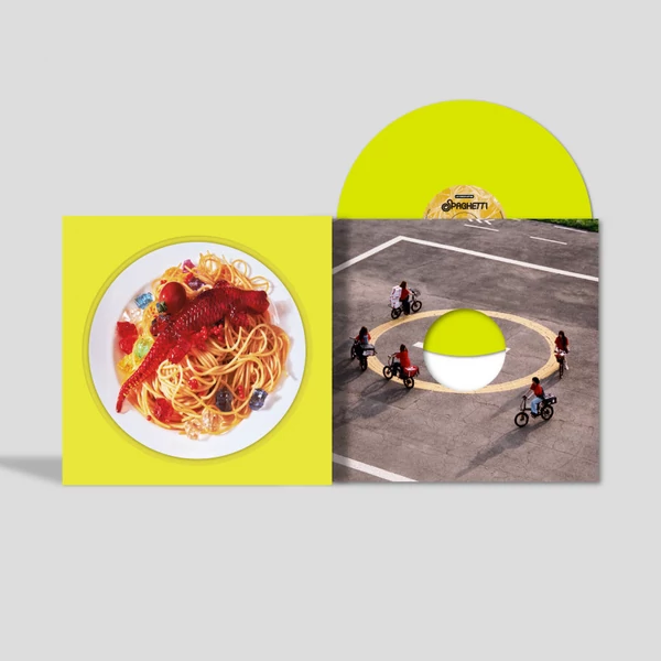 LE SSERAFIM - SPAGHETTI (1LP, NEON YELLOW COLOURED VINYL)