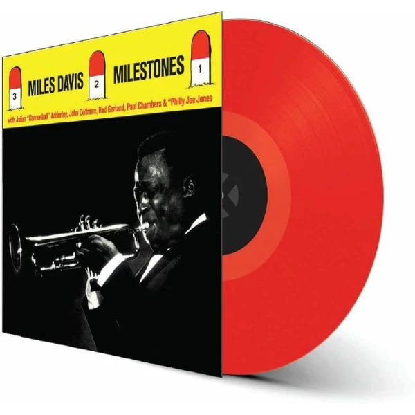 MILES DAVIS - MILESTONES (1LP, 180G, RED COLOURED VINYL)