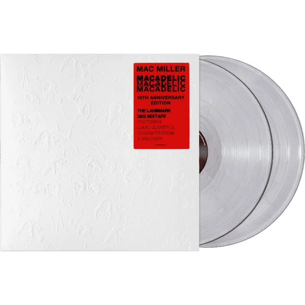 MAC MILLER - MACADELIC  (2LP, 10TH ANNIVERSARY EDITION, SILVER COLOURED VINYL)