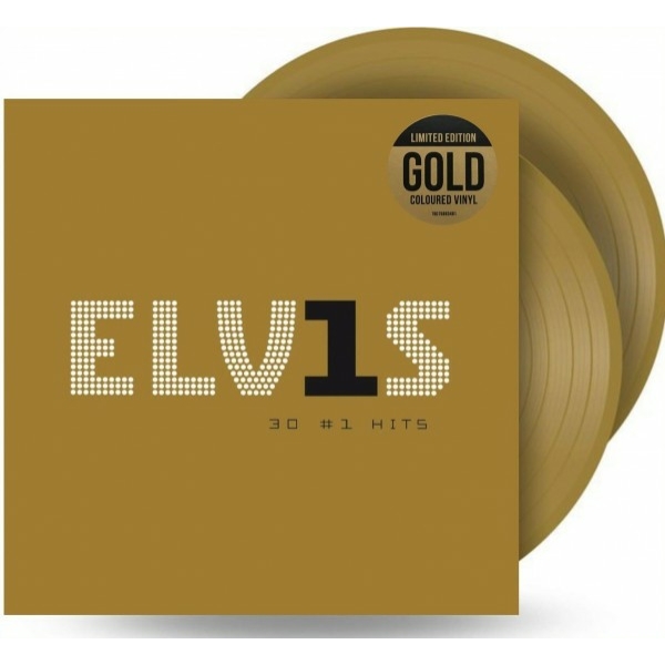 ELVIS PRESLEY -  ELVIS 30 #1 HITS (2LP, GOLD COLOURED VINYL)
