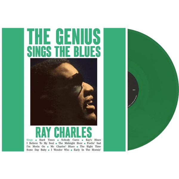 RAY CHARLES - THE GENIUS SINGS THE BLUES (1LP, 180G, GREEN COLOURED VINYL)