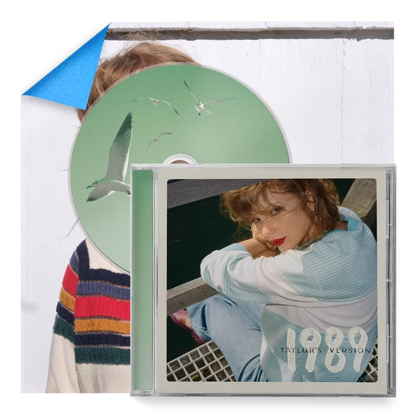 TAYLOR SWIFT - 1989:TAYLOR'S VERSION (1CD, AQUAMARINE GREEN DELUXE POSTER EDITION )