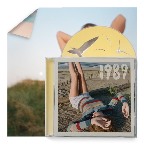 TAYLOR SWIFT - 1989:TAYLOR'S VERSION (1CD, AQUAMARINE GREEN DELUXE POSTER EDITION )