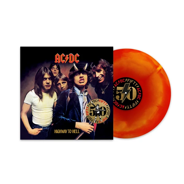 AC/DC - HIGHWAY TO HELL (1LP, 180G, 50TH ANNIVERSARY LIMITED HELLFIRE VINYL EDIITON)