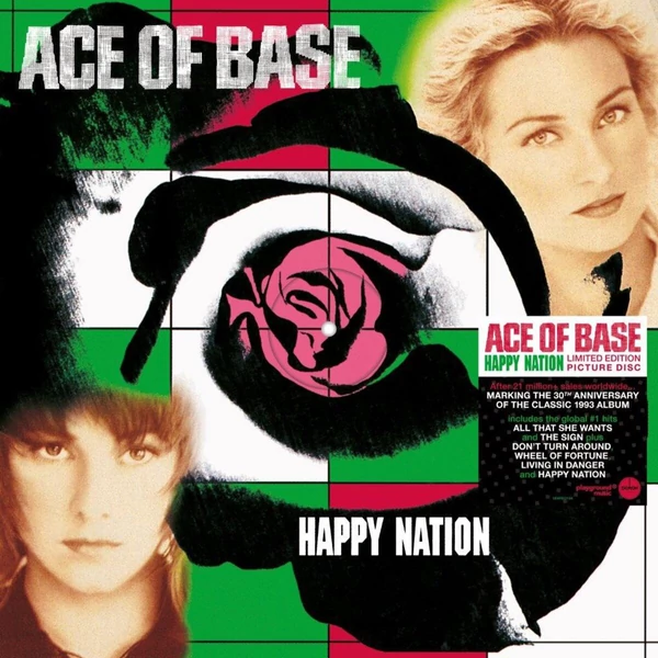 ACE OF BASE - HAPPY NATION ( REISSUE, COLOURED VINYL)