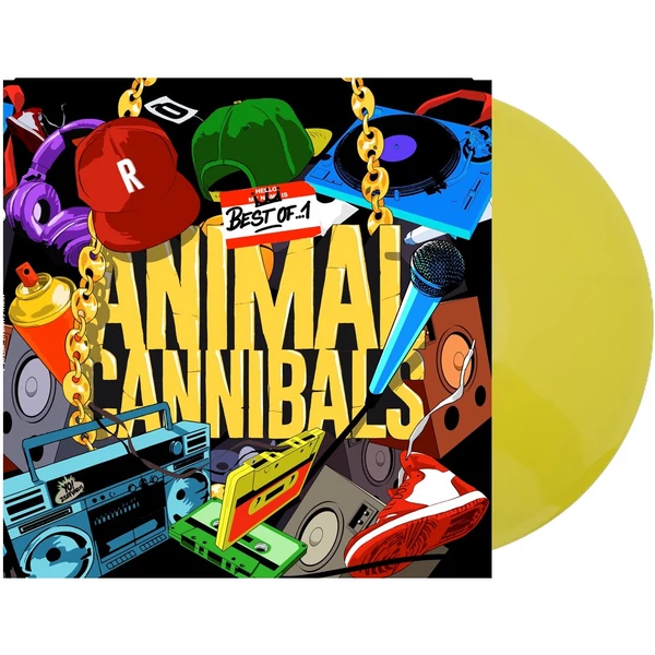 ANIMAL CANNIBALS - BEST OF 1. (1LP, YELLOW COLOURED VINYL)