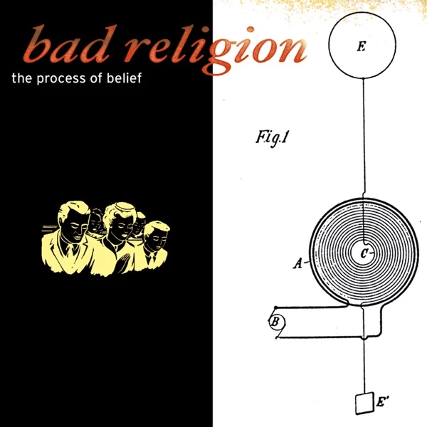 BAD RELIGION - THE PROCESS OF BELIEF (1LP, REISSUE, COLOURED VINYL)
