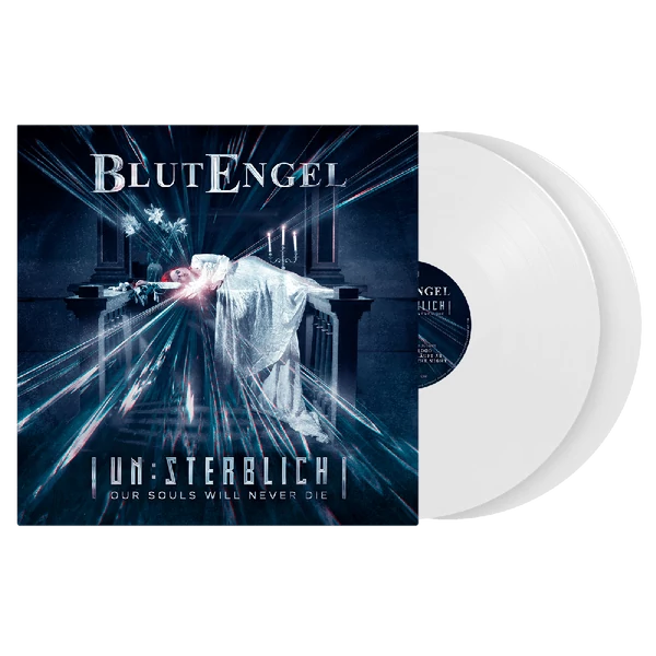 BLUTENGEL - UN:STERBLICH/OUR SOULS WILL NEVER DIE (2LP, WHITE COLOURED VINYL)