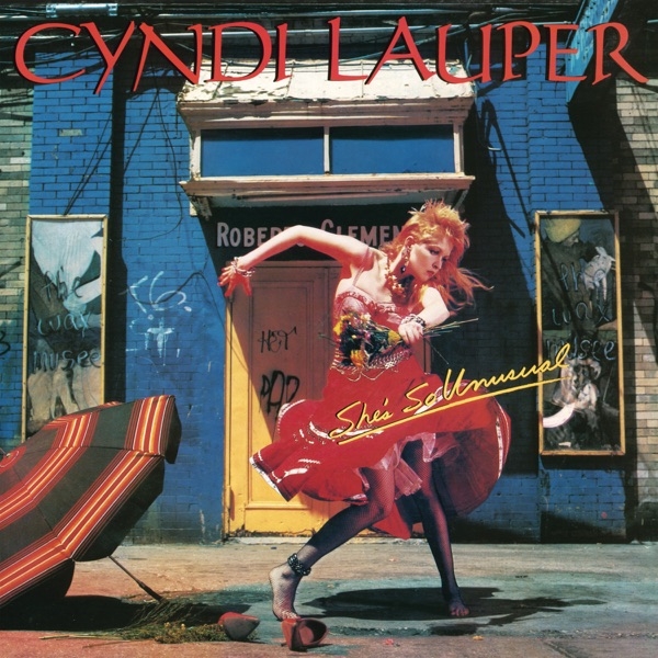 CYNDI LAUPER - SHE'S SO UNUSUAL (RED COLOURED VINYL)