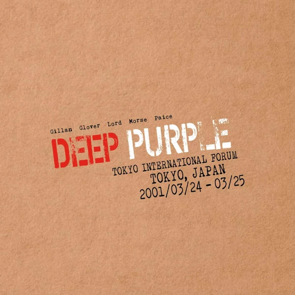 DEEP PURPLE - LIVE IN TOKYO 2001 (4LP, LIMITED COLOURED VINYL EDITION)