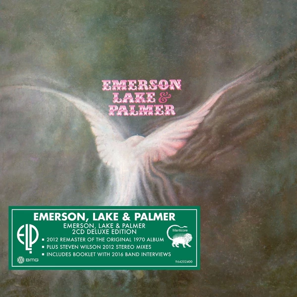 EMERSON, LAKE &amp; PALMER - EMERSON, LAKE &amp; PALMER (2CD, 2012 REMASTER + STEVEN WILSON 2012 STEREO MIXES)