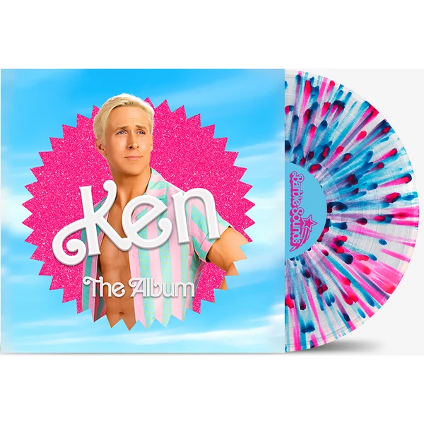 FILMZENE - BARBIE (1LP, LIMITED KEN COVER CLEAR PINK/BLUE SPLATTER VINYL + 2 BONUS TRACK)