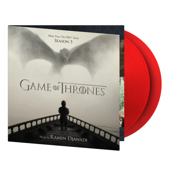 FILMZENE - GAME OF THRONES: SEASON 5. (2LP, 180G, TRANSPARENT RED COLOURED VINYL)