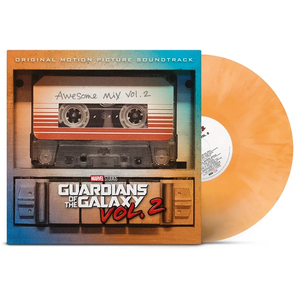FILMZENE - GUARDIANS OF THE GALAXY 2. (1LP, ORANGE GALAXY EFFECT COLOURED VINYL)
