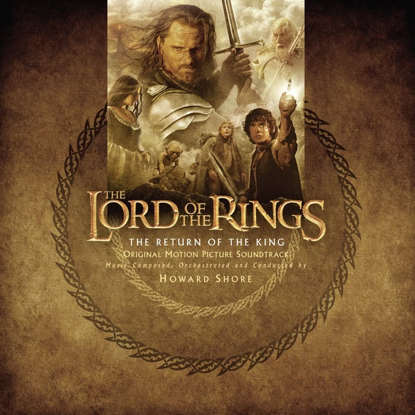 FILMZENE - THE LORD OF THE RINGS: THE RETURN OF THE KING (2LP, REISSUE, PALANTIR CLEAR COLOURED VINYL)