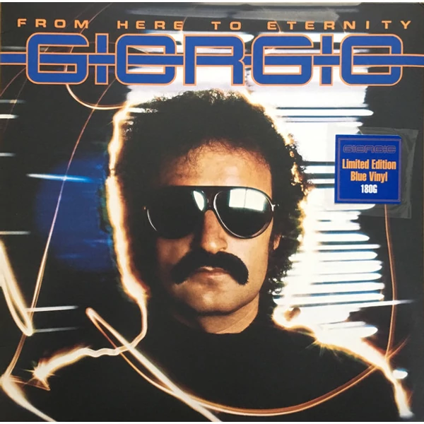 GIORGIO MORODER - FROM HERE TO ETERNITY (1LP, REISSUE, REMASTERED, BLUE COLOURED VINYL, 180G)