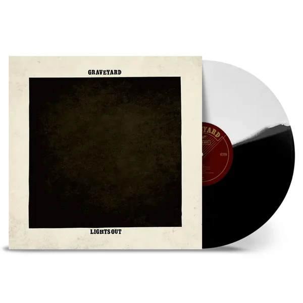 GRAVEYARD - LIGHTS OUT (1LP, BLACK/WHITE SPLIT COLOURED VINYL)
