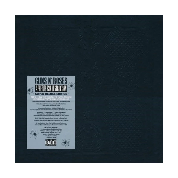 GUNS N' ROSES - APPETITE FOR DESTRUCTION (4CD + BLURAY, SUPER DELUXE EDITION)