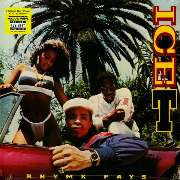ICE-T - RHYME PAYS (REISSUE, YELLOW COLOURED,  LIMITED EDITION)